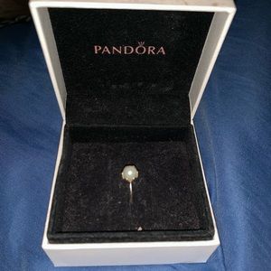 Pandora Tulip Pearl Ring